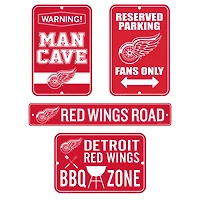 Detroit Red Wings - 4-Piece Fan Sign Set