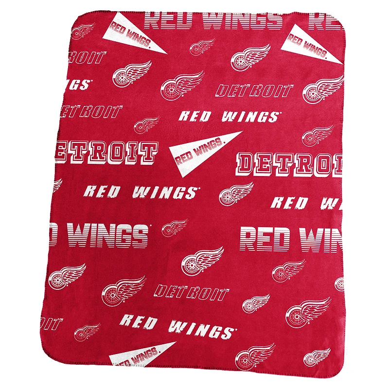 Couverture polaire classique Detroit Red Wings 50" x 60"