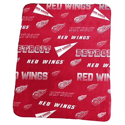 Couverture polaire classique Detroit Red Wings 50" x 60"