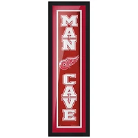 Detroit Red Wings - Enseigne encadrée Man Cave 6'' x 22''