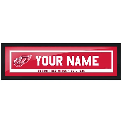 Detroit Red Wings - Cadre photo de personnalisation d'équipe de 6 `` x 22 ''