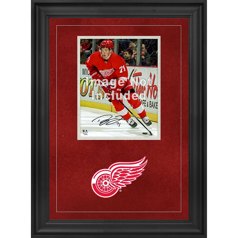Cadre photo vertical de luxe 8'' x 10'' Red Wings de Detroit avec logo de l'équipe