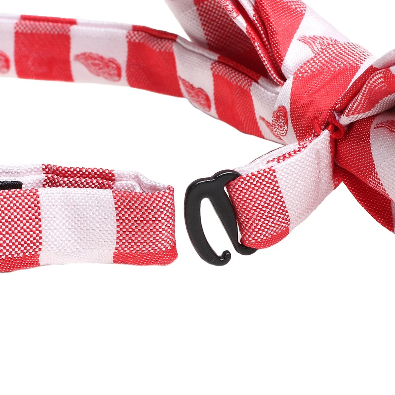 Detroit Red Wings Check Bow Tie