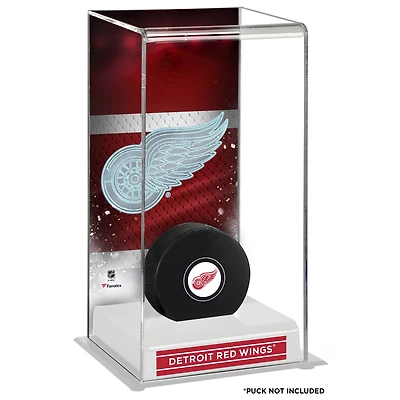 Étui de luxe pour rondelle de hockey de luxe des Red Wings de Détroit