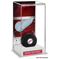 Étui de luxe pour rondelle de hockey de luxe des Red Wings de Détroit