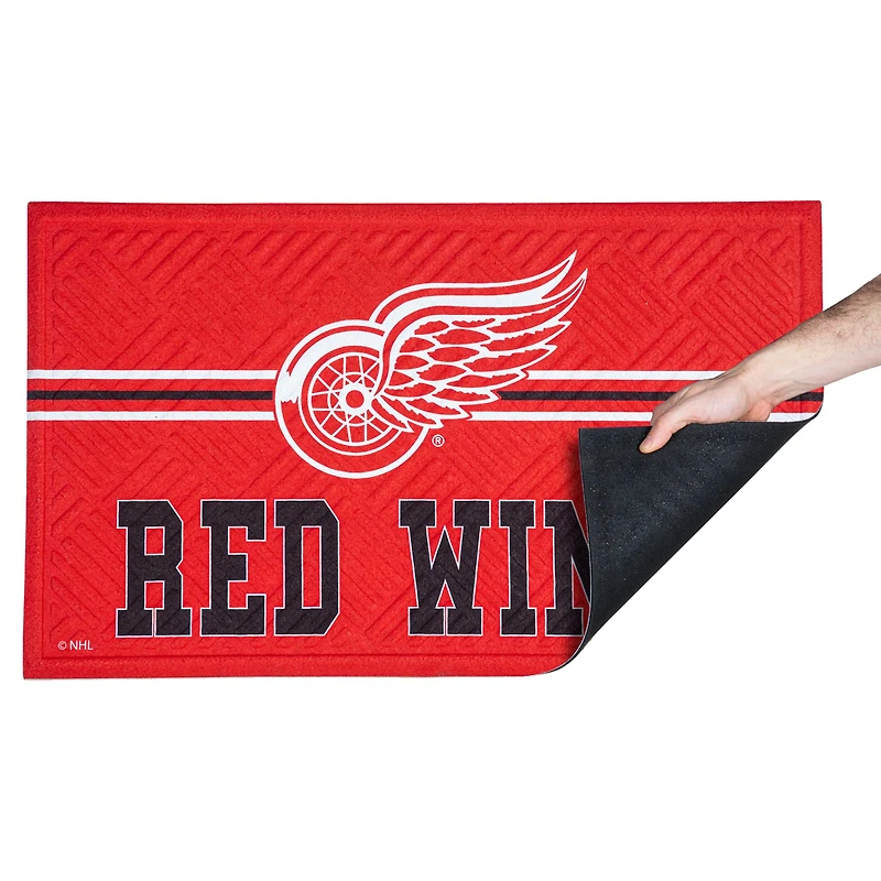 Paillasson en relief Detroit Red Wings