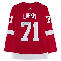 Dylan Larkin Detroit Red Wings Autographed Red adidas Jersey