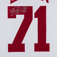 Maillot blanc autographié de Dylan Larkin, Red Wings de Détroit, Fanatics Premium