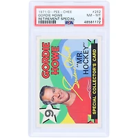 Gordie Howe Detroit Red Wings 1971 O-Pee-Chee Retirement Special #262 PSA Authenticated 8 Card