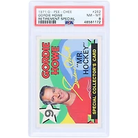 Gordie Howe Detroit Red Wings 1971 O-Pee-Chee Retirement Special #262 PSA Authentifié 8 Carte