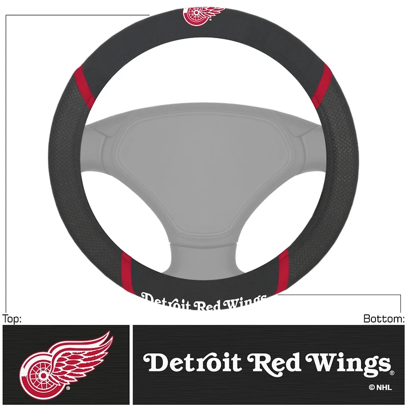 Housse de volant Logo Brands Detroit Red Wings