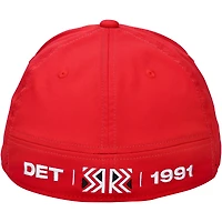 Casquette rétro adidas Reverse autographiée par Lucas Raymond des Red Wings de Detroit 2022-23