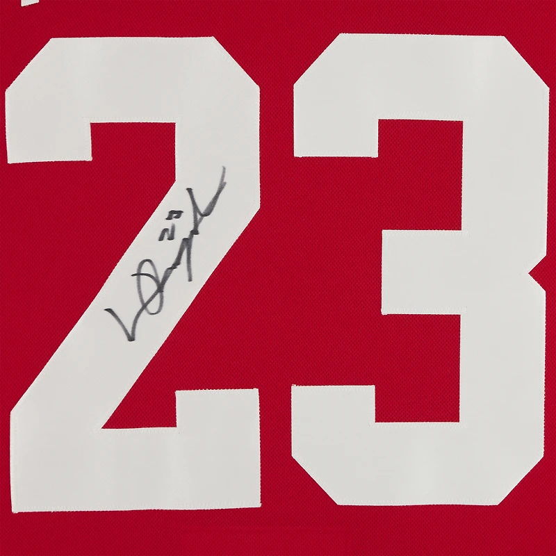 Maillot authentique adidas autographié par Lucas Raymond Red Detroit Red Wings