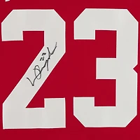 Maillot authentique adidas autographié par Lucas Raymond Red Detroit Red Wings