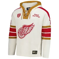 V111020 RdWngs Gordie Howe 47 Brand Old Time hockey Cagoules à lacets pour joueur de hommes SWTMENNUM HP148PMWHVT660676CL