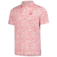 Men's johnnie-O  Red/White Detroit Red Wings Slapshot Polo