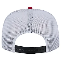 Men's New Era  Black/Red Detroit Red Wings Throwback V-Dye Adjustable Golfer Hat