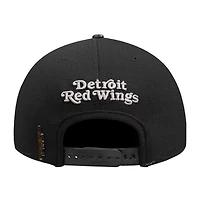 Casquette Snapback en molleton français Detroit Red Wings Pro Standard pour homme en crème