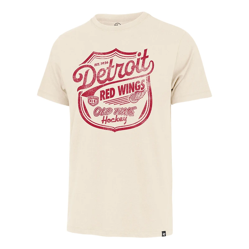 T-shirt Franklin à carreaux crème '47 Detroit Red Wings pour homme