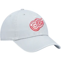 Casquette ajustable Clean Up de l'équipe Detroit Red Wings '47 grise pour hommes