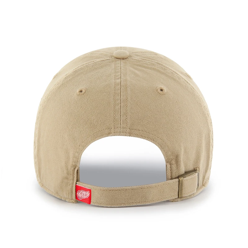 Casquette ajustable pour homme, modèle 47 kaki, logo Detroit Red Wings.