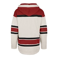 Chandail à capuchon lacets '47 Oatmeal Detroit Red Wings Rockaway pour homme