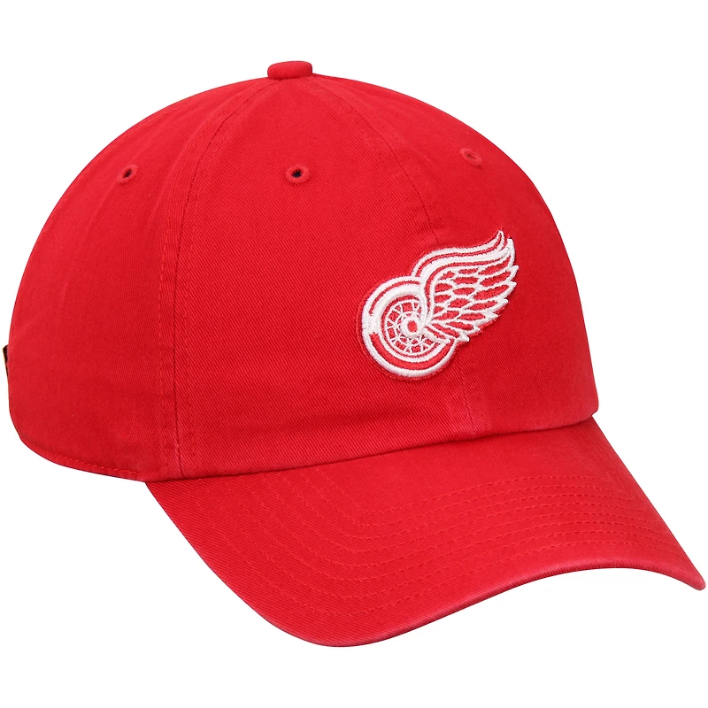 Casquette ajustable '47 Red Detroit Red Wings Clean Up pour homme