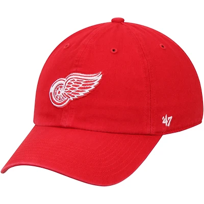 Casquette ajustable '47 Red Detroit Red Wings Clean Up pour homme