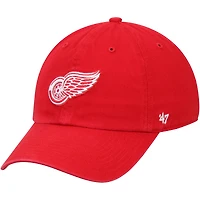 Casquette ajustable '47 Red Detroit Red Wings Clean Up pour homme