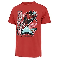 Men's '47 Red Detroit Wings Lamp Lighter Franklin T-Shirt