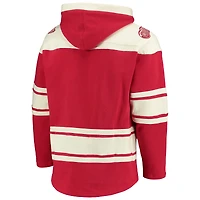 Men's '47  Red Detroit Wings Superior Lacer Hoodie