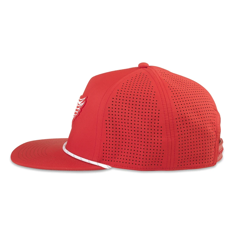 Men's American Needle  Red Detroit Red Wings Buxton Pro Tech Adjustable Hat