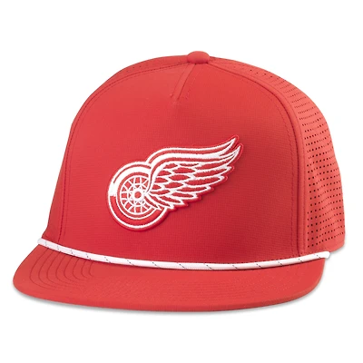 Men's American Needle  Red Detroit Red Wings Buxton Pro Tech Adjustable Hat