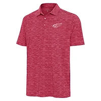 Polo statique rouge chiné Antigua pour homme des Red Wings de Detroit