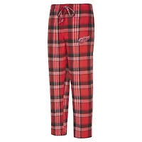 Pantalon de nuit en flanelle rouge/noir Detroit Red Wings Region pour homme Concepts Sport