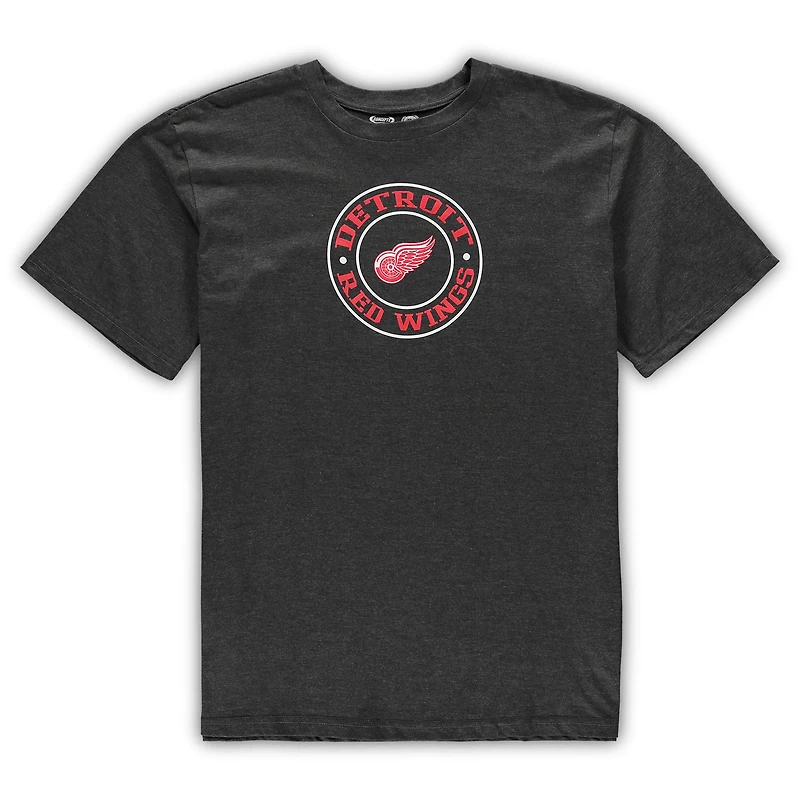Ensemble de Tailles Big & Tall t-shirt et short Detroit Red Wings pour hommes Concepts Sport rouge/anthracite chiné