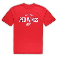 Ensemble lounge pour homme Detroit Red Wings rouge/gris chiné Big & Tall T-shirt et pantalon