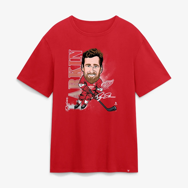 T-shirt homme Dylan Larkin rouge Detroit Red Wings Player Action