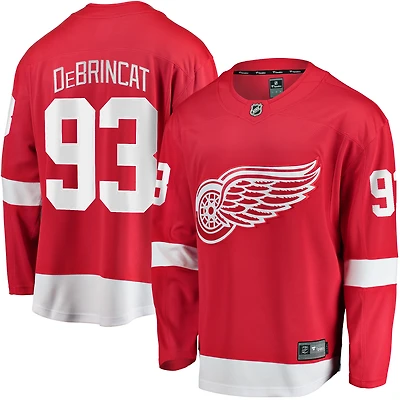 Fanatics pour hommes Alex DeBrincat Red Detroit Wings Home Premier Breakaway Player Maillot