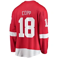 Maillot domicile Breakaway rouge Andrew Copp des Red Wings de Détroit pour homme (Fanatics)