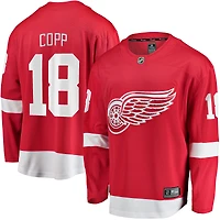 Maillot domicile Breakaway rouge Andrew Copp des Red Wings de Détroit pour homme (Fanatics)