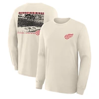 Men's Fanatics Beige Detroit Red Wings Centennial Legacy Long Sleeve T-Shirt