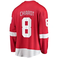 Fanatics Ben Chiarot pour hommes, maillot de joueur échappé à domicile des Red Wings Detroit, rouge