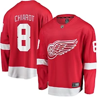 Fanatics Ben Chiarot pour hommes, maillot de joueur échappé à domicile des Red Wings Detroit, rouge