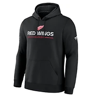 Men's Fanatics Black Detroit Red Wings Authentic Pro Primary Hoodie