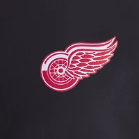 Veste zippée intégrale Pro Rink authentique noire des Red Wings de Detroit Fanatics pour homme