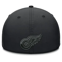 Men's Fanatics Black Detroit Red Wings Authentic Pro Road Team Code Flex Hat
