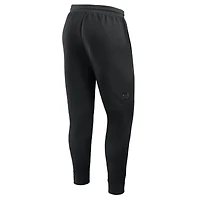 Men's Fanatics Black Detroit Red Wings Authentic Pro Road Tri-Blend Joggers