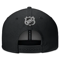 Men's Fanatics Black Detroit Red Wings Authentic Pro Training Camp Snapback Hat