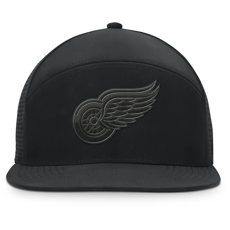 Casquette ajustable noire pour homme Fanatics Detroit Red Wings Front Office